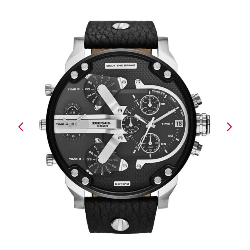 BRAND NEW NEVER WORN TAGS ON DIESEL WATCH Dz7313 Mr. Daddy 2.0